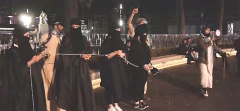 Islamic State Sex Slave Market Staged In London By Kurdish Activists