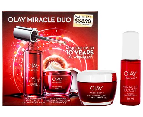 olay regenerist miracle duo gift pack catchconz