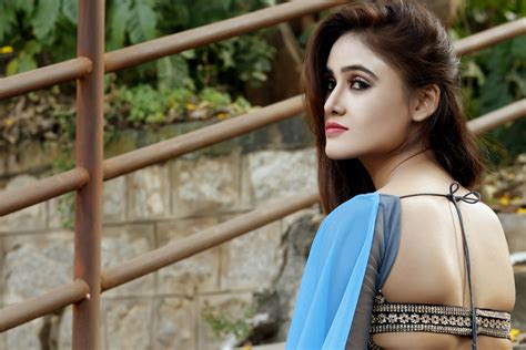 actress sony charista latest sizzling photoshoot in blue