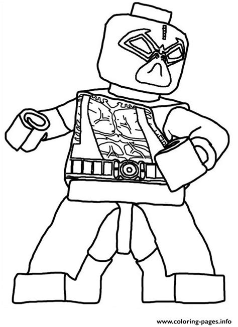 lego deadpool marvel color coloring pages printable