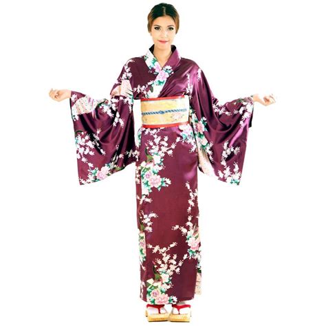 purple yukata dress kimono dresses