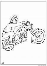 Motorcycle Police Pages Coloring Motorcycles Colouring Printable Getcolorings Motorbikes Biking Clubs Getdrawings sketch template