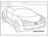 Peugeot sketch template