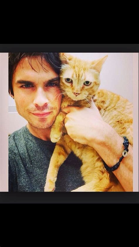 Men With Cats Image By Elizabeth Shaddinger On Vampire Diaries