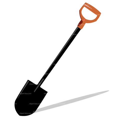 antique images digital gardening clip art long handle shovel image