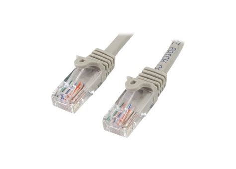 startechcom cate ethernet cable  ft gray cat  snagless patch cable patchgr