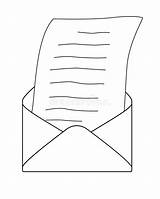 Envelope Opened Receiv sketch template