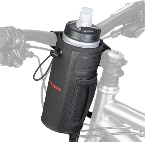 amazoncom thrlegbird bike water bottle holder bicycle stem bag food snack storage insulated