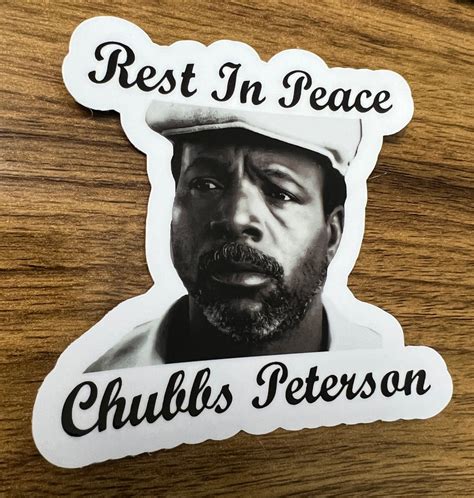 chubbs peterson rip chubbs vinyl sticker decal etsy