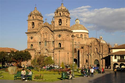 church  la compania cuzco pictures peru  global geography