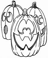 Halloween Coloring Pages Kids Drawings Cartoon Clipart Library Clip Pumpkins sketch template