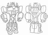 Bots Optimus Transformers Heatwave Chase Bot Colouring Infantiles sketch template