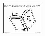Coloring God Word Truth Bible Pages Choose Board Book Activities Words sketch template