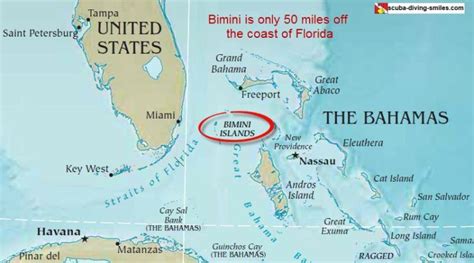 map  bimini    lost   bahamas island