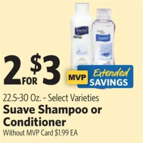 suave shampoo  food lion  printable coupon  deal