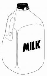 Milk Coloring Clipart Colouring Gallon Bottle Pages Water Jug Color Kids Clip Jar Play Printable Cliparts Action Man Library Clipartmag sketch template