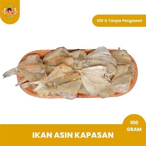 Jual Ikan Asin Kering Kapas Kapasan 100 Gram Shopee Indonesia