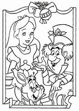 Alice Wonderland sketch template