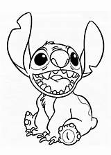 Coloring Stitch Pages Printable Kids Disney Lilo Paper 4kids sketch template
