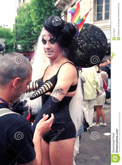 Gay Pride Paris Editorial Photo Image Of Lesbian Cart 51719971