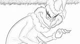 Grinch Coloring Pages Christmas Stole Bah Humbug La Filminspector Downloadable Fa sketch template