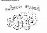 Poisson Poissons Gommettes Nounoudunord Nemo Activité Textes sketch template