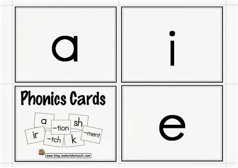 phonics cards classroom freebies