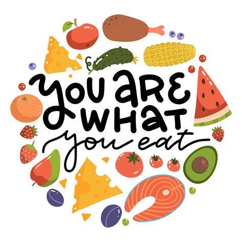 eat lettering quote print  healthy food