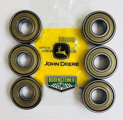 jd john deere oem deck spindle bearings set   ebay