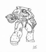 Warhammer 40k Marine Coloring Space Iron Hands Drawing Book Imperial Pages Wh40k Godfried Deviantart Marines Colouring Heresy Drawings Horus Vs sketch template