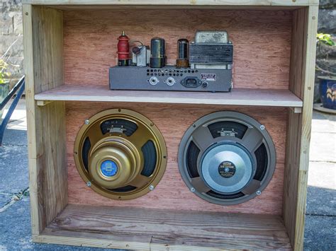 build  guitar speaker cabinet image