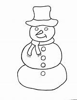 Snowman Frosty Snemand Template Nem Juletegninger sketch template