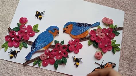 Watch Updated Video Link In Description Quilling A Bird Most