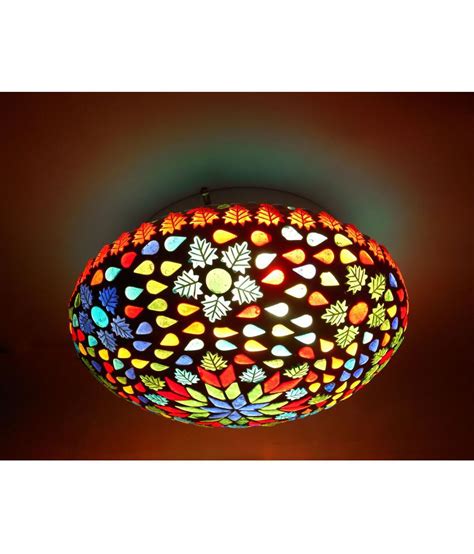 Susajjit Decor Glass Decorative Ceiling Lamp Mosaic Lamp
