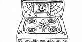 Oven sketch template