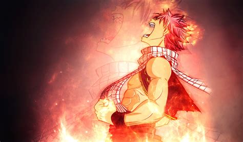 All Male Fairy Tail Fang Fire Male Natsu Dragneel Pink Hair Red Scarf