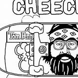 Chong Cheech Coloring Adult sketch template