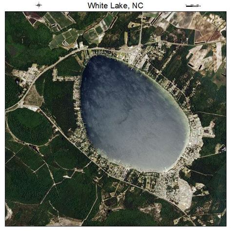 aerial photography map  white lake nc north carolina