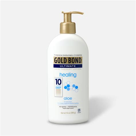 gold bond ultimate healing skin therapy lotion aloe  oz