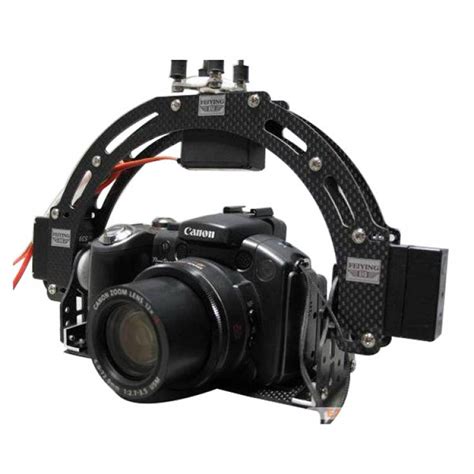 axis stabilized carbon fiber fpv camera mount gimbal   dslr camera  shipping