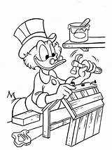 Coloring Pages Ducktales Picsou Coloriage Donald Duck sketch template