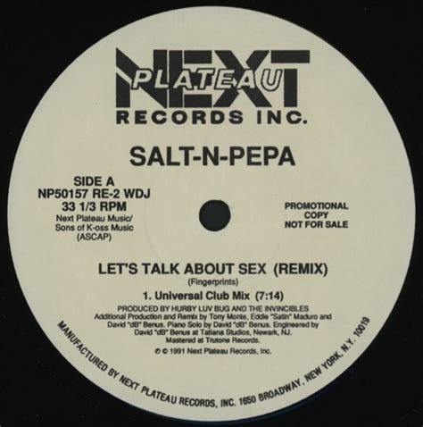 Salt N Pepa Let S Talk About Sex Vinyl Records Lp Cd On Cdandlp