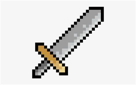 pixilart simple  lazergaming pixel sword hd transparent