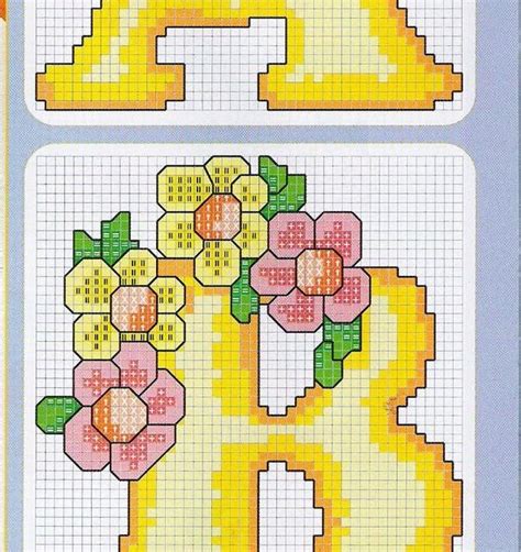 ponto cruz monogramas