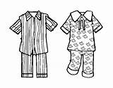 Pajamas Coloring Pajama Party Kids Coloringcrew Color Pyjama Pages Clip Pijama Fashion Dia Do Preschool Colouring Pj Activities Template Da sketch template