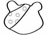 Pudsey Colouring Blush Activity Eyfs sketch template