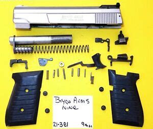 bryco jennings  mm ss gun parts lot  pictured parts lot item