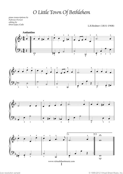 easy christmas piano sheet  songs printable