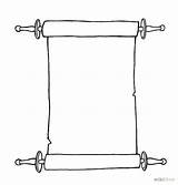 Scroll Drawing Draw Drawings Scrolls Coloring Sunday School Paper Wikihow sketch template
