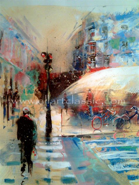 Oil Paintings Gallery Another Beautiful Rainy Day In